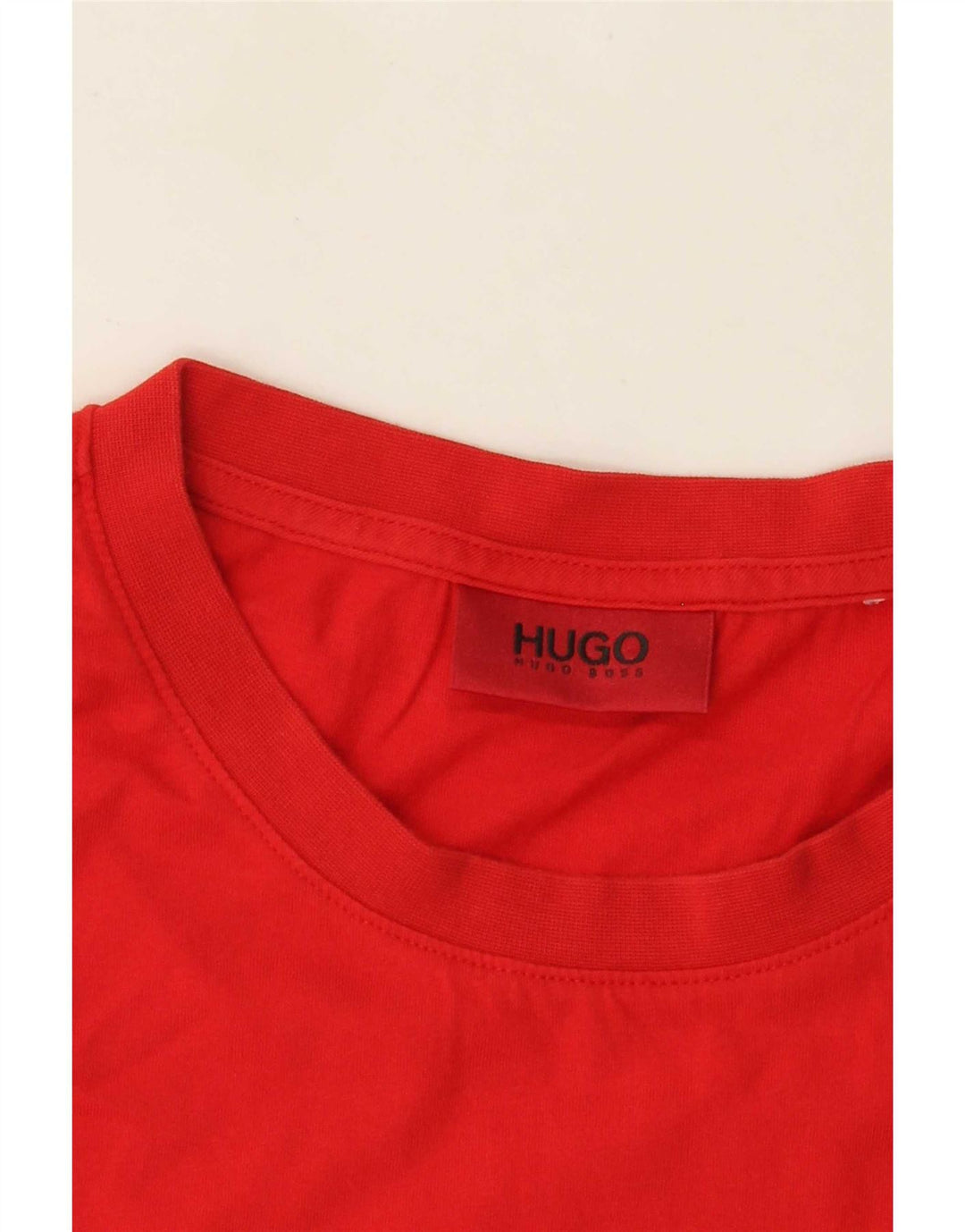 Hugo Boss Herren T-Shirt mit Grafik, Größe S, Rot
