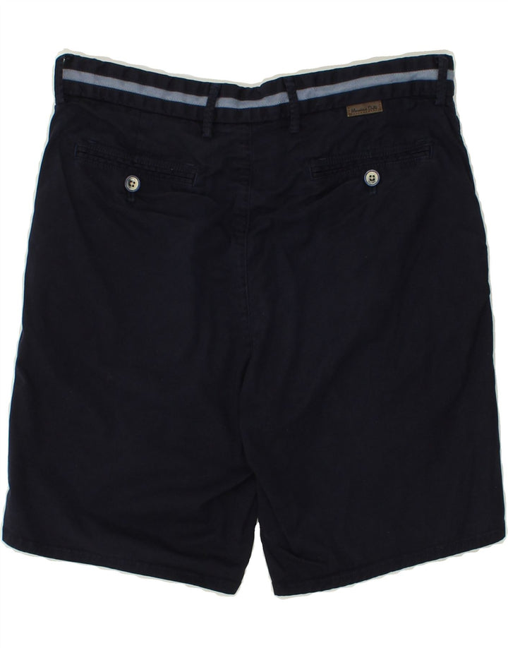 MASSIMO DUTTI Womens Chino Shorts W31 Medium Navy Blue Cotton | Vintage Massimo Dutti | Thrift | Second-Hand Massimo Dutti | Used Clothing | Messina Hembry 