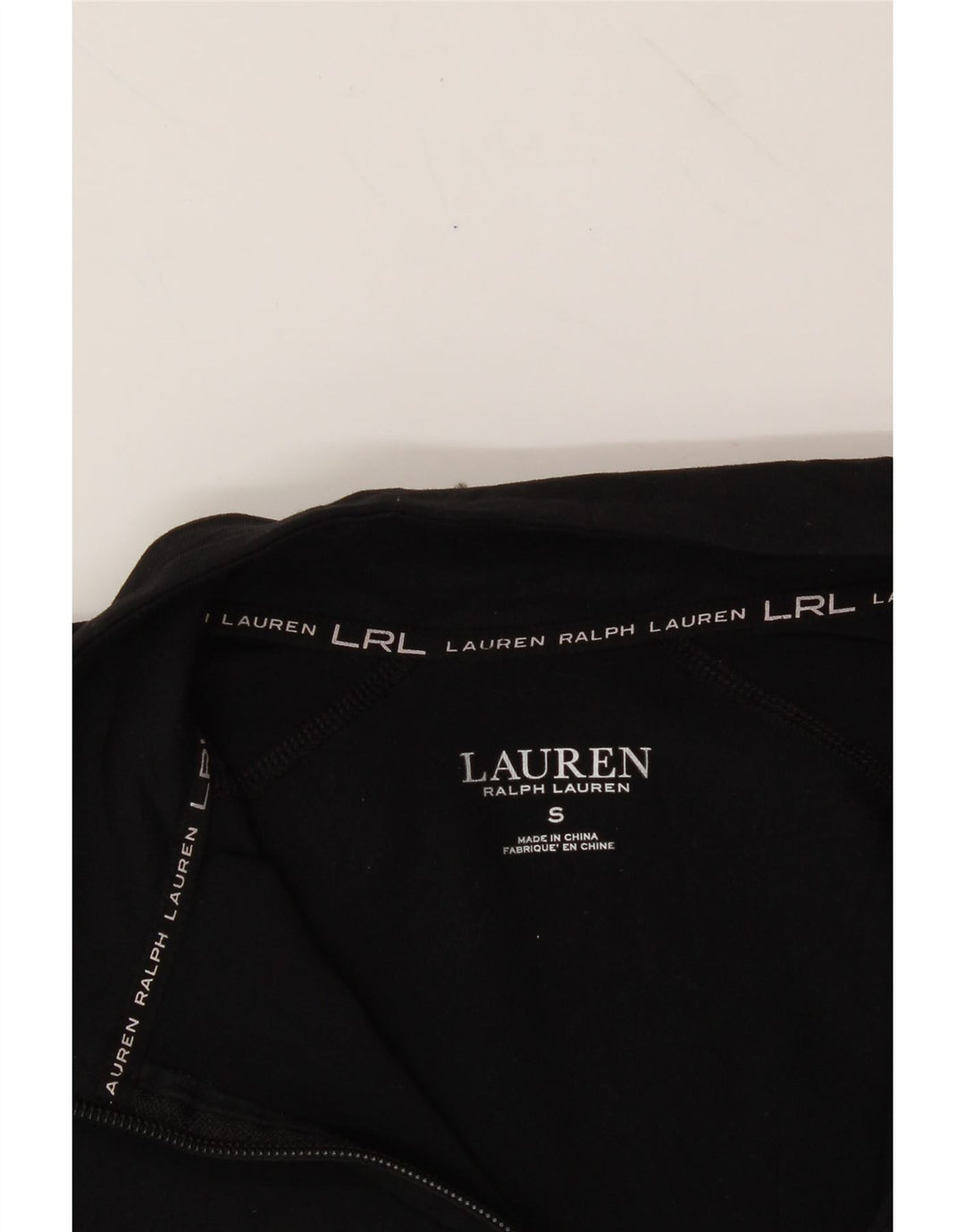 RALPH LAUREN Womens Tracksuit Top Jacket UK 10 Small Black Nylon Vintage Ralph Lauren and Second-Hand Ralph Lauren from Messina Hembry 