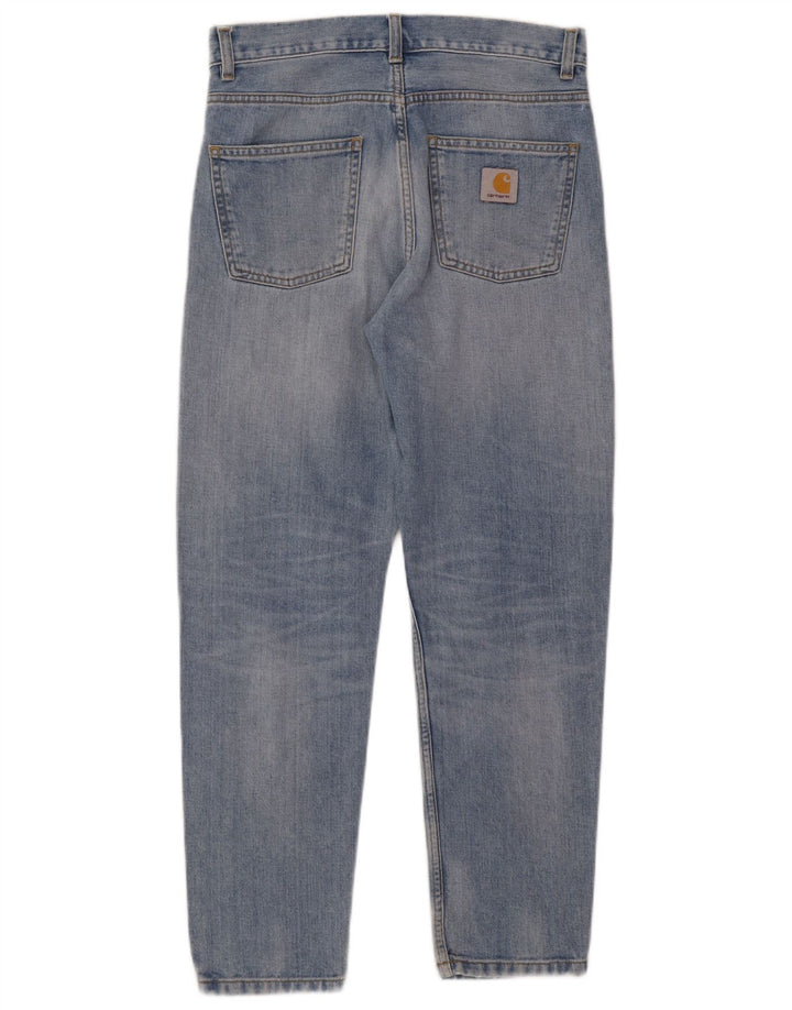 Carhartt Herren Tapered Jeans W28 L28 Blaues Polyester