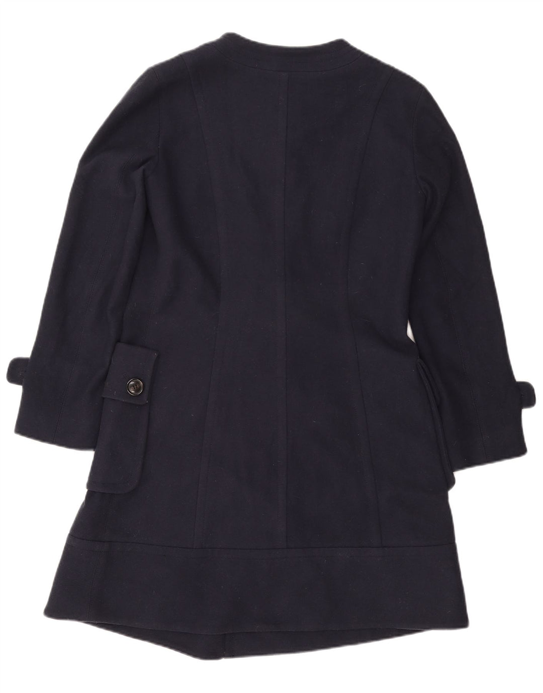 MARLBORO CLASSICS Damen Dufflecoat EU 42 Groß Marineblau Polyester