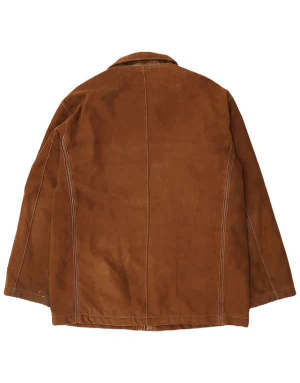 Vintage Herren Windjacke EU 56 3XL Braun