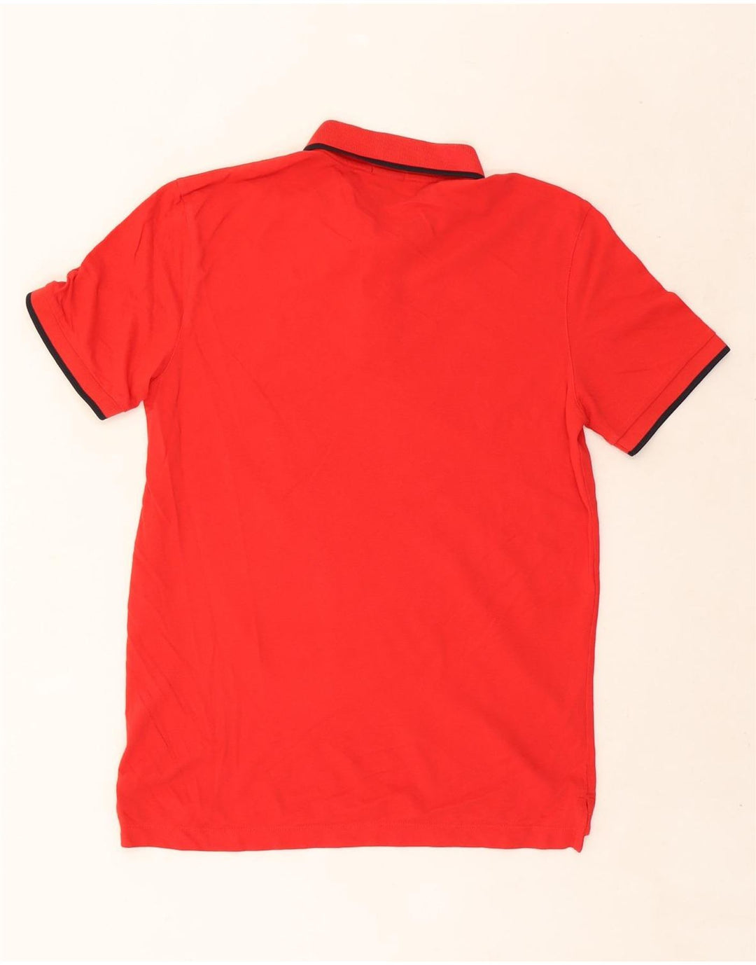 Hugo Boss Herren-Poloshirt aus mittelroter Baumwolle