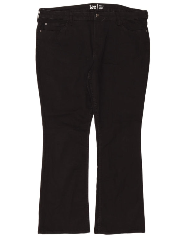Lee Damen Bootcut-Jeans mit normaler Passform und mittelhohem Bund, US 22, 3XL, W44, L31, Schwarz