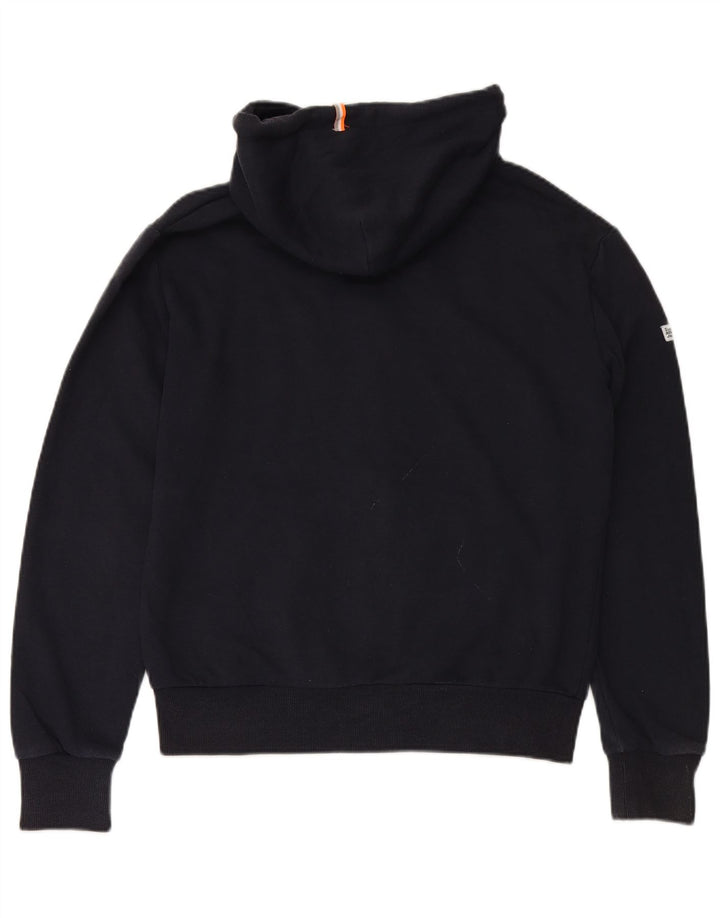 SUPERDRY Herren-Kapuzenpullover mit Reißverschluss, groß, marineblau, Baumwolle