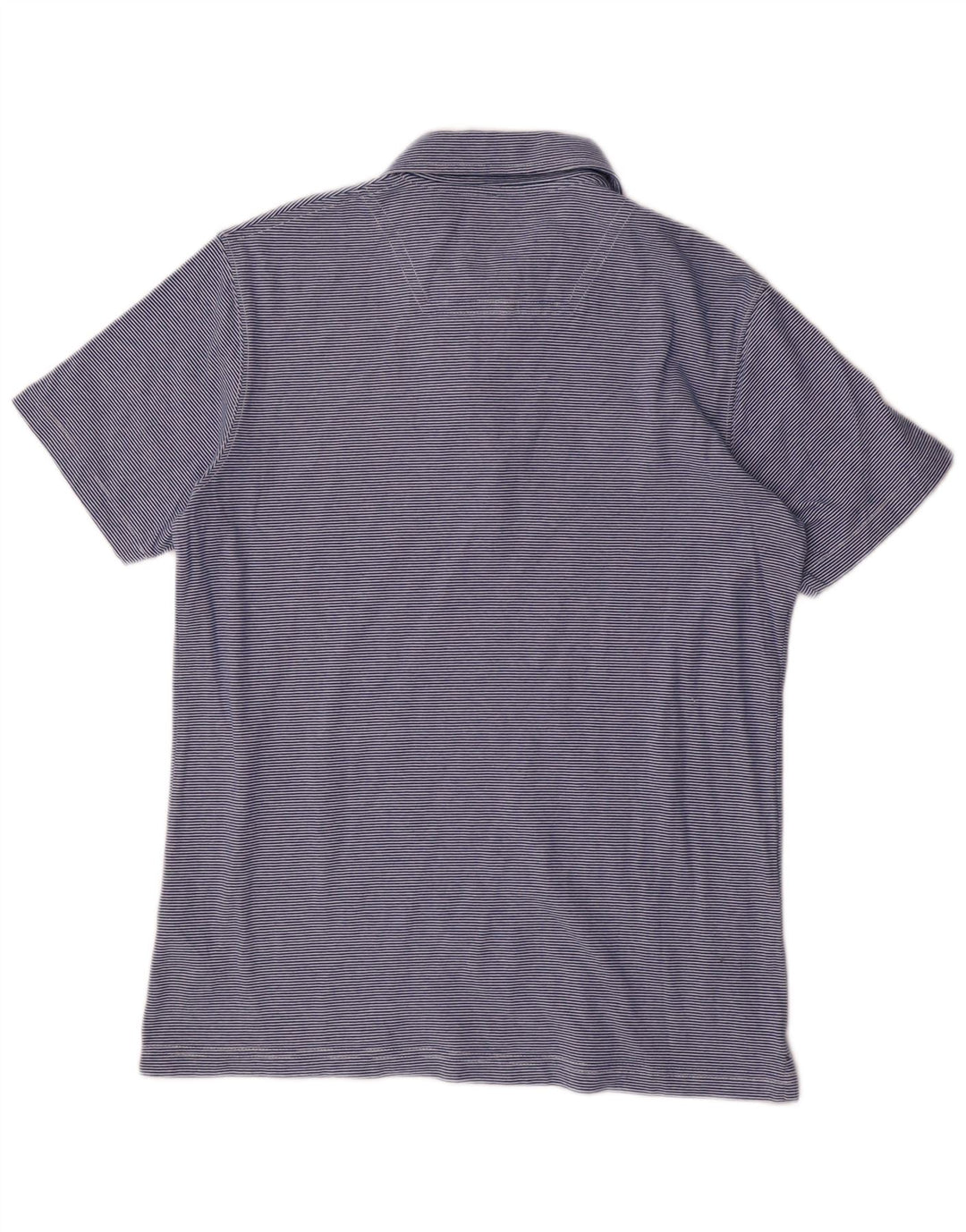 TIMBERLAND Herren-Poloshirt mit normaler Passform, mittelblau, gestreift, Baumwolle