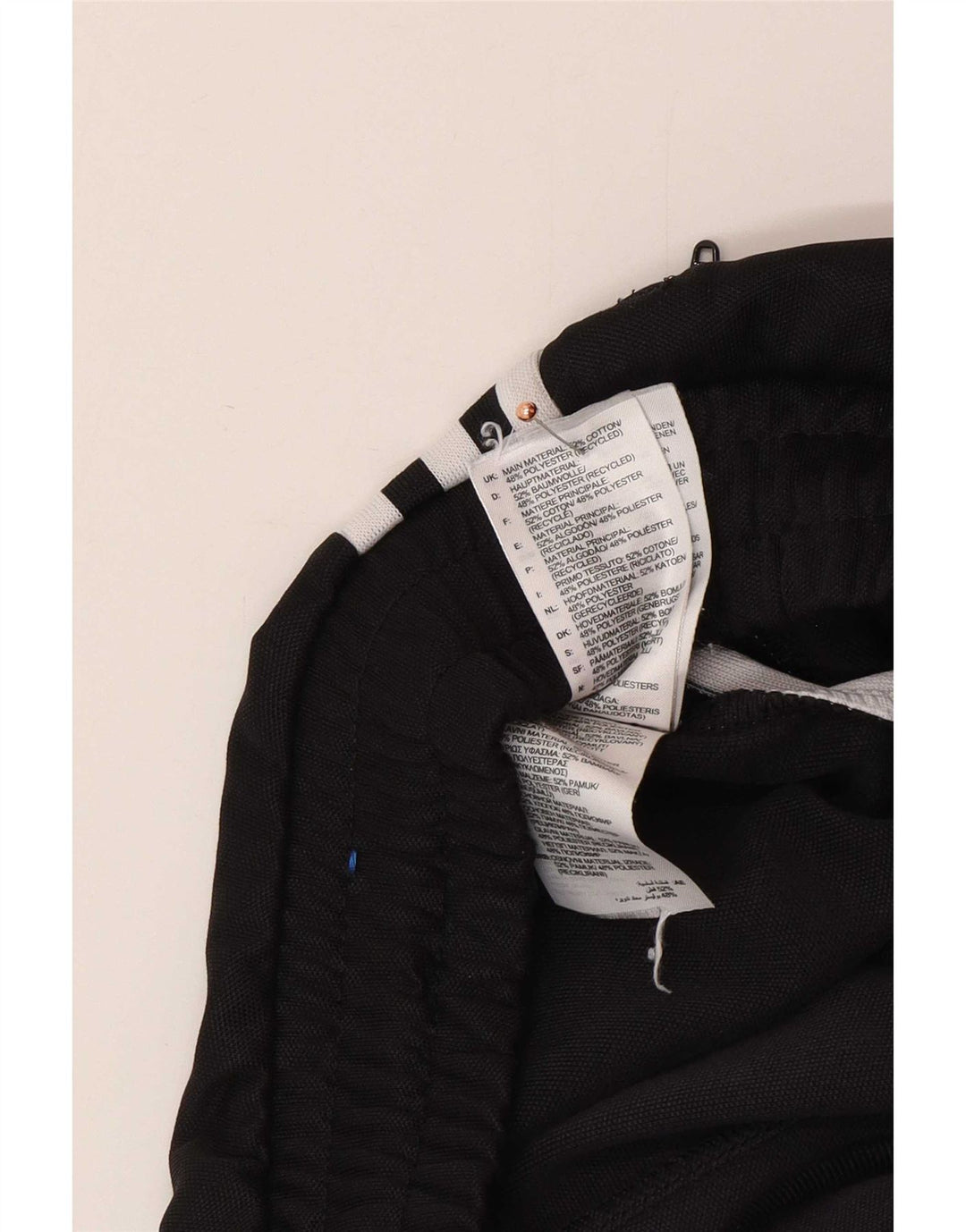 Adidas Herren-Trainingshose, mittelschwarz, Baumwolle
