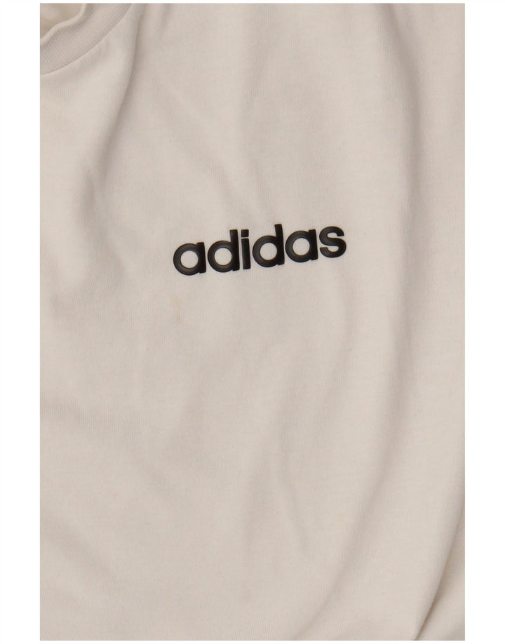 Adidas Herren T-Shirt Top XL Weiß Baumwolle