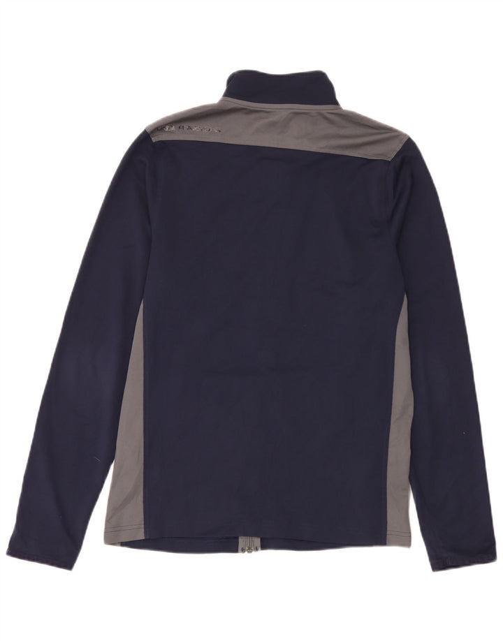 Under Armour Herren Heat Gear Trainingsanzug Top Jacke Small Marineblau