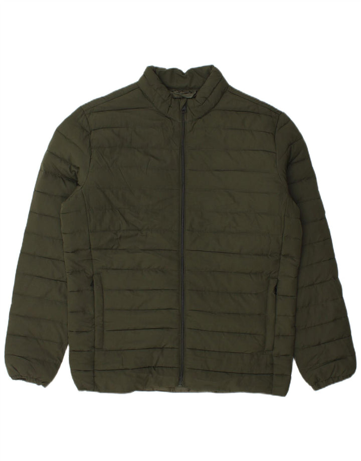 Jack & Jones Herren Wattierte Jacke UK 38 Mittelgrün