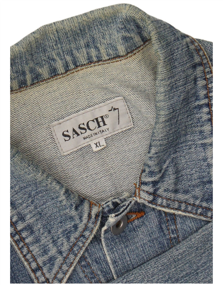 SASCH Damen Jeansjacke UK 18 XL Blau