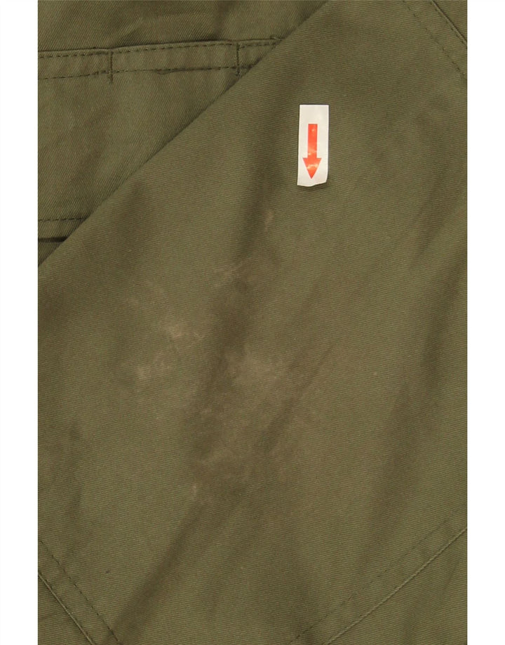 Vintage Herren Utility Jacke UK 40 Large Khaki Polyester