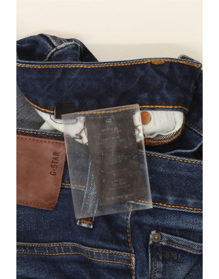 G-STAR Herren Slim Jeans W32 L32 Marineblau Baumwolle