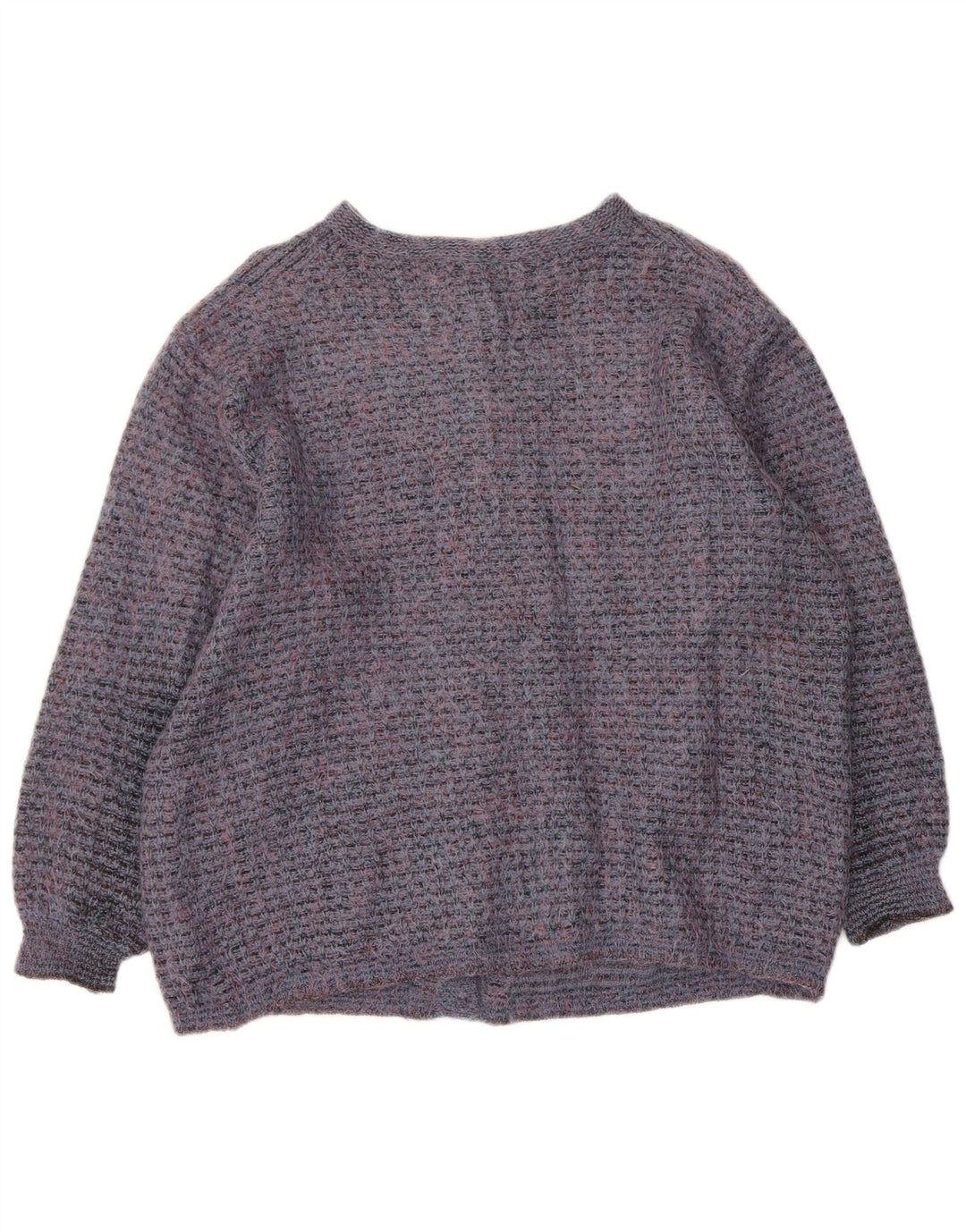 Vintage Damen Cardigan Pullover UK 16 Groß Blau