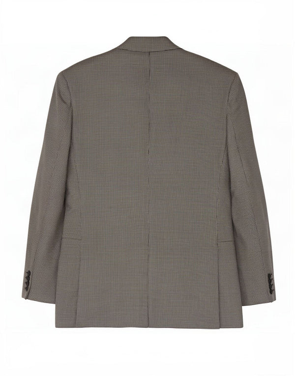 Marks & Spencer Herren-Blazer mit 2 Knöpfen, Gr. 44, XL, Schwarz mit Hahnentrittmuster