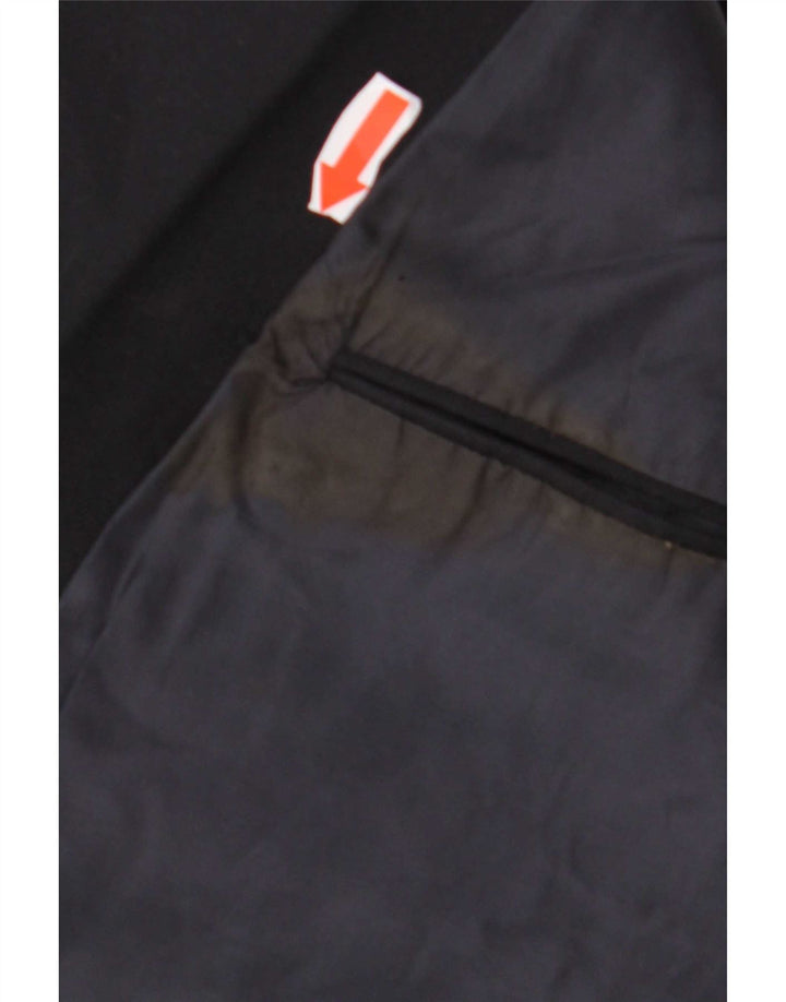 St Michael Herren Zweireihige Blazerjacke UK 38 Mittelmarineblaue Wolle