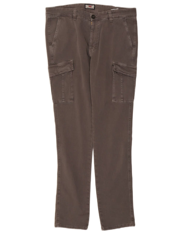 Carrera Herren Slim Cargohose IT 50 Large W34 L32 Graue Baumwolle