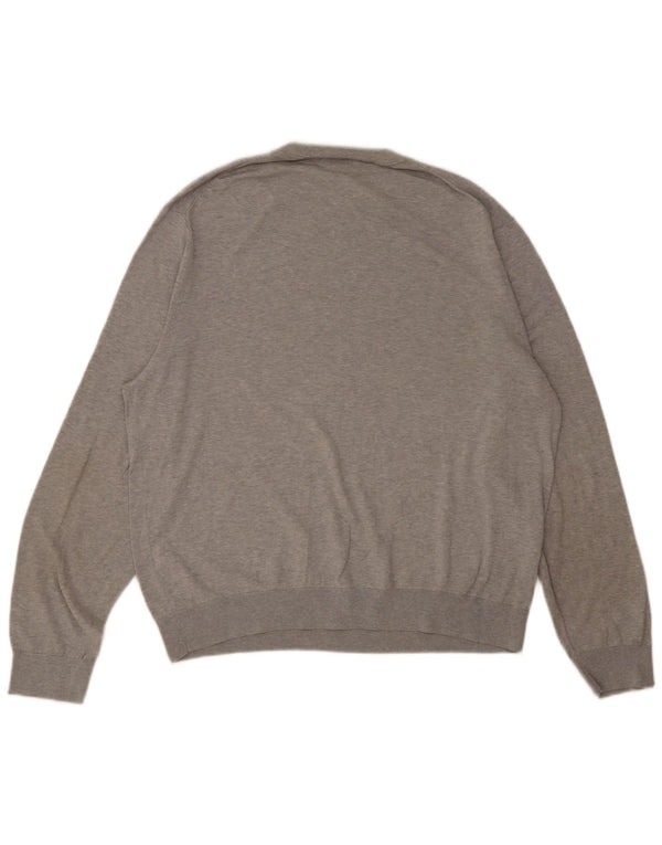 Paul Smith Herren-Pullover mit Rundhalsausschnitt, 2XL, graue Baumwolle