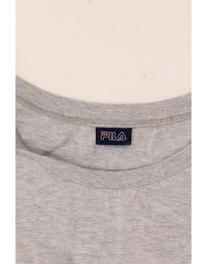 FILA Damen T-Shirt Top UK 18 XL Grau