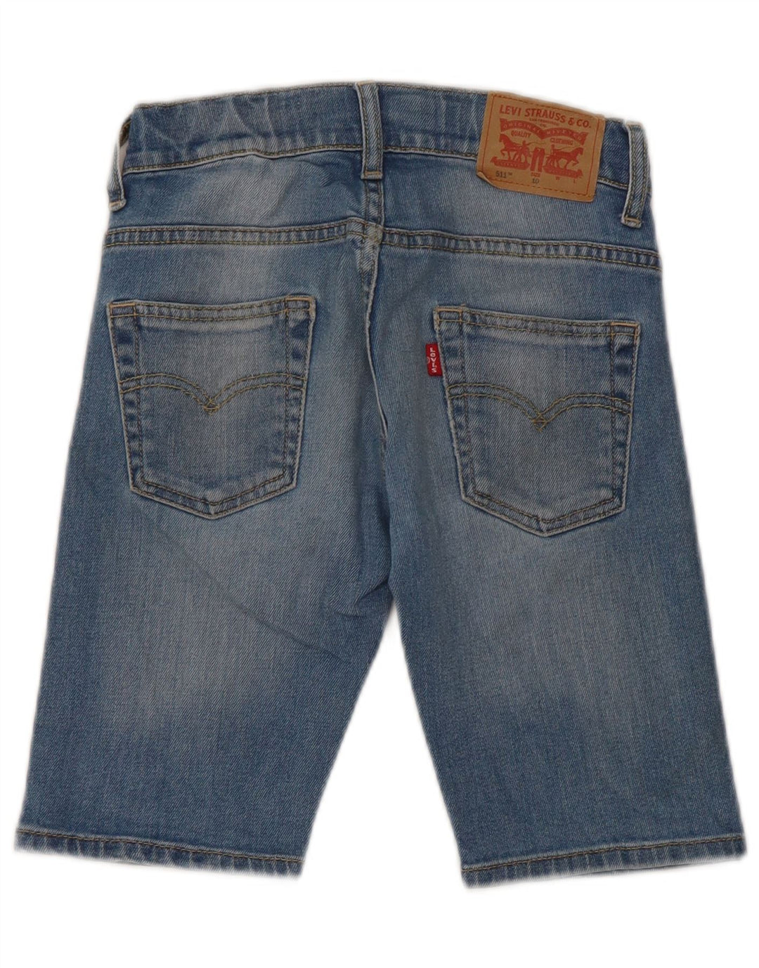 Levi's 511 Slim Denim-Shorts für Jungen, 9–10 Jahre, W24, blaue Baumwolle