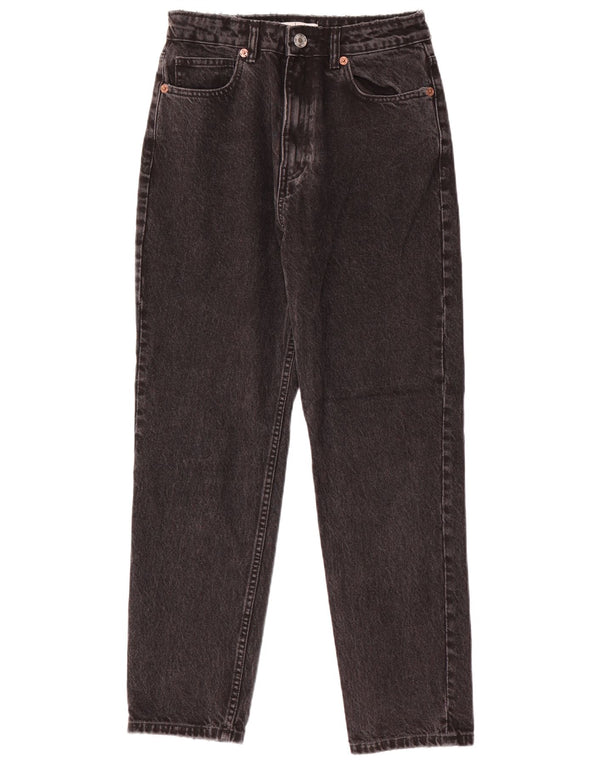 Zara Damen Tapered Jeans EU 38 Small W28 L28 Graue Baumwolle