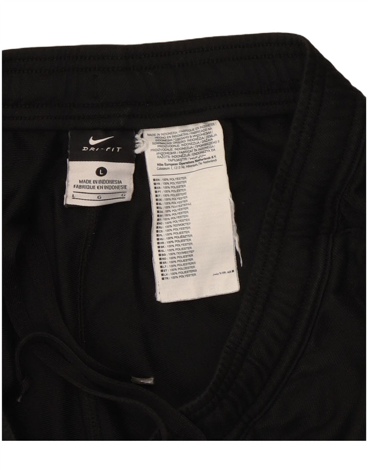 Nike Herren Dri Fit Trainingshose, Größe L, Schwarz, Polyester