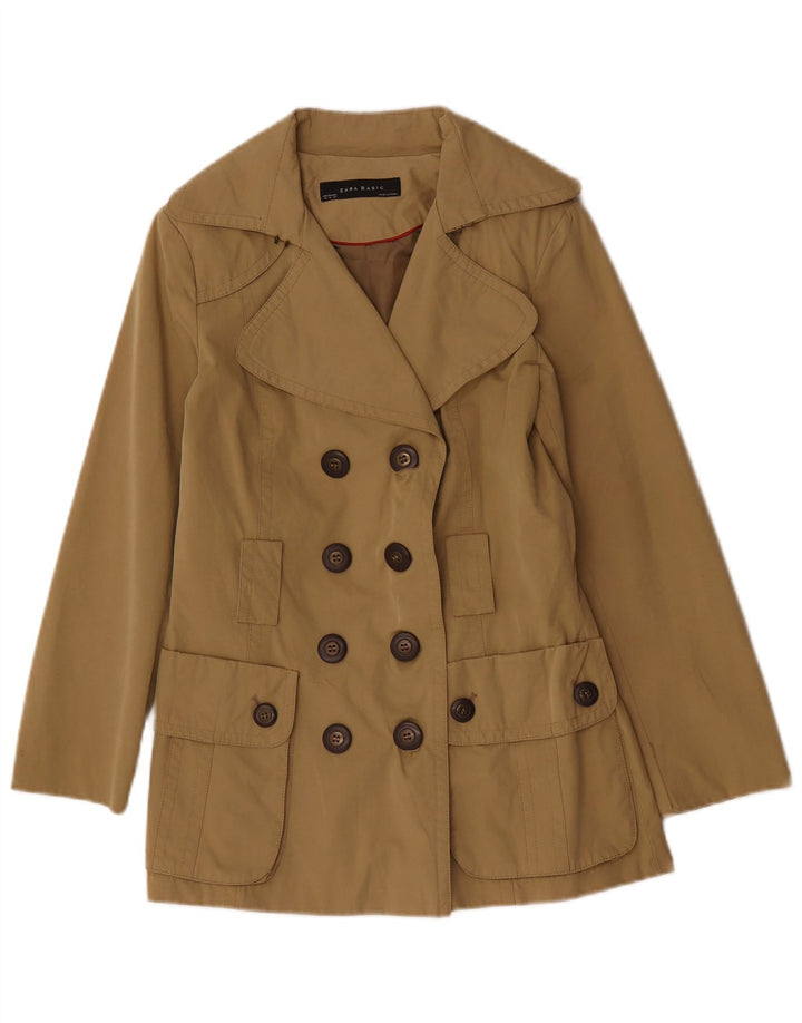 Zara Damen Trenchcoat UK 14 Medium Khaki