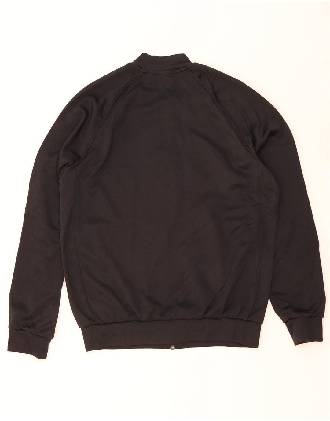 ADIDAS Herren-Trainingsanzug-Top-Jacke, großes schwarzes Polyester