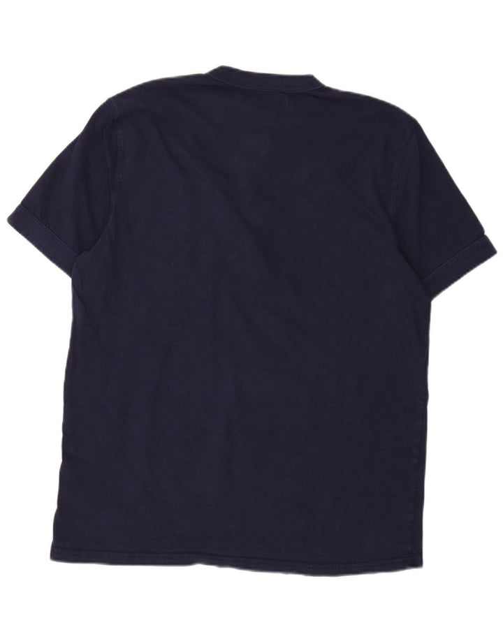 Calvin Klein Jeans Herren T-Shirt Top Large Marineblau
