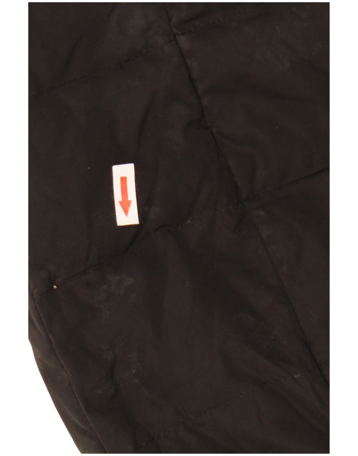 Zara Damen Kapuzenmantel, gepolstert, UK 18, XL, Schwarz, Polyester