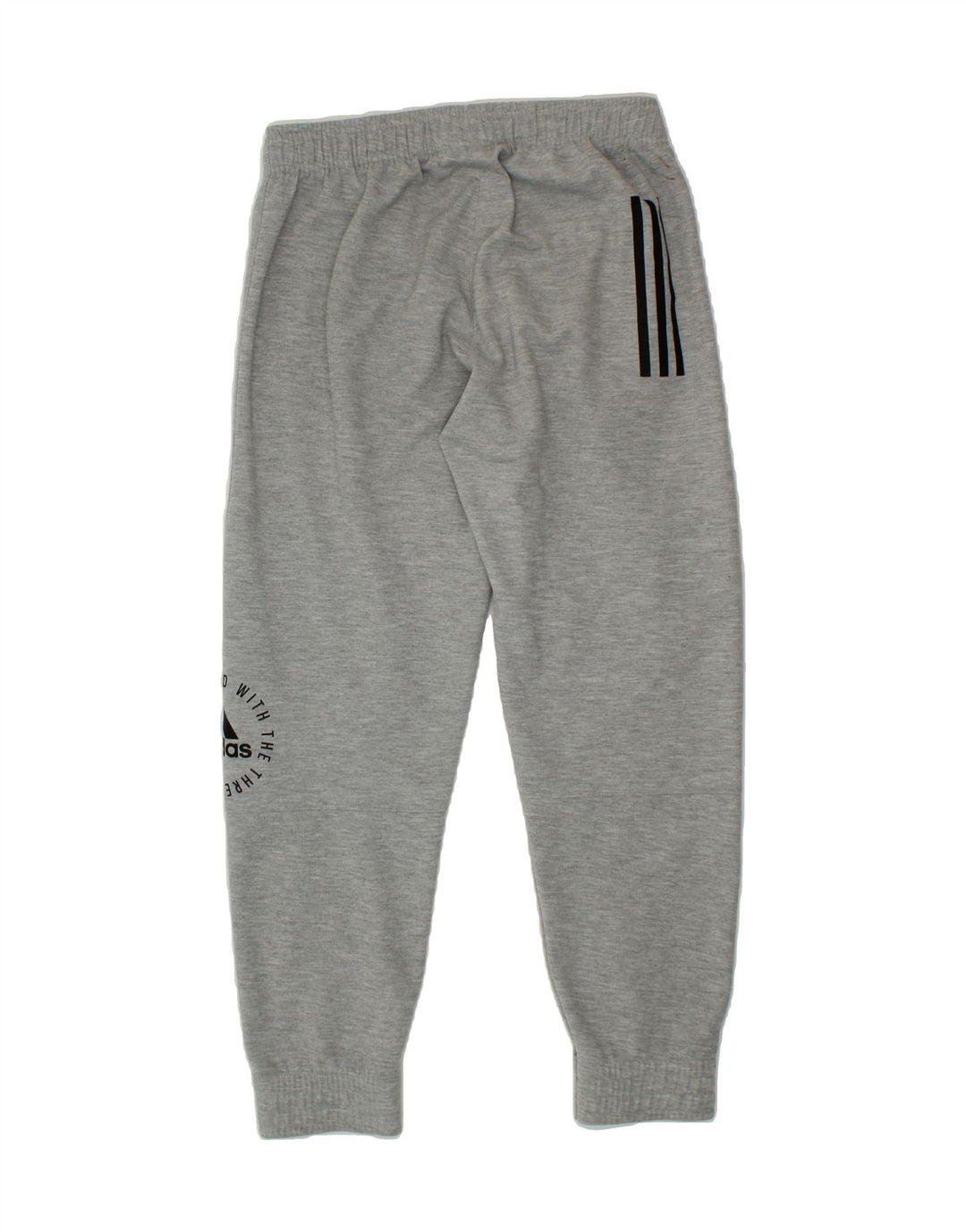 ADIDAS Mens Graphic Tracksuit Trousers Joggers Small  Grey Polyester Vintage Adidas and Second-Hand Adidas from Messina Hembry 