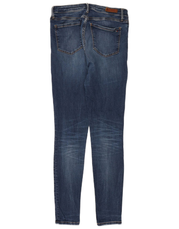 Tommy Hilfiger Damen Como Skinny Jeans W27 L28 Blaue Baumwolle