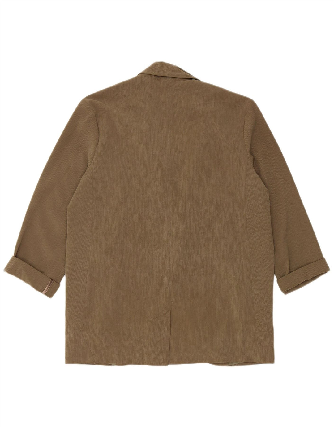 Topshop Damen-Blazer, übergroß, 1 Knopf, Gr. 10, Größe S, Khaki, Nadelstreifen