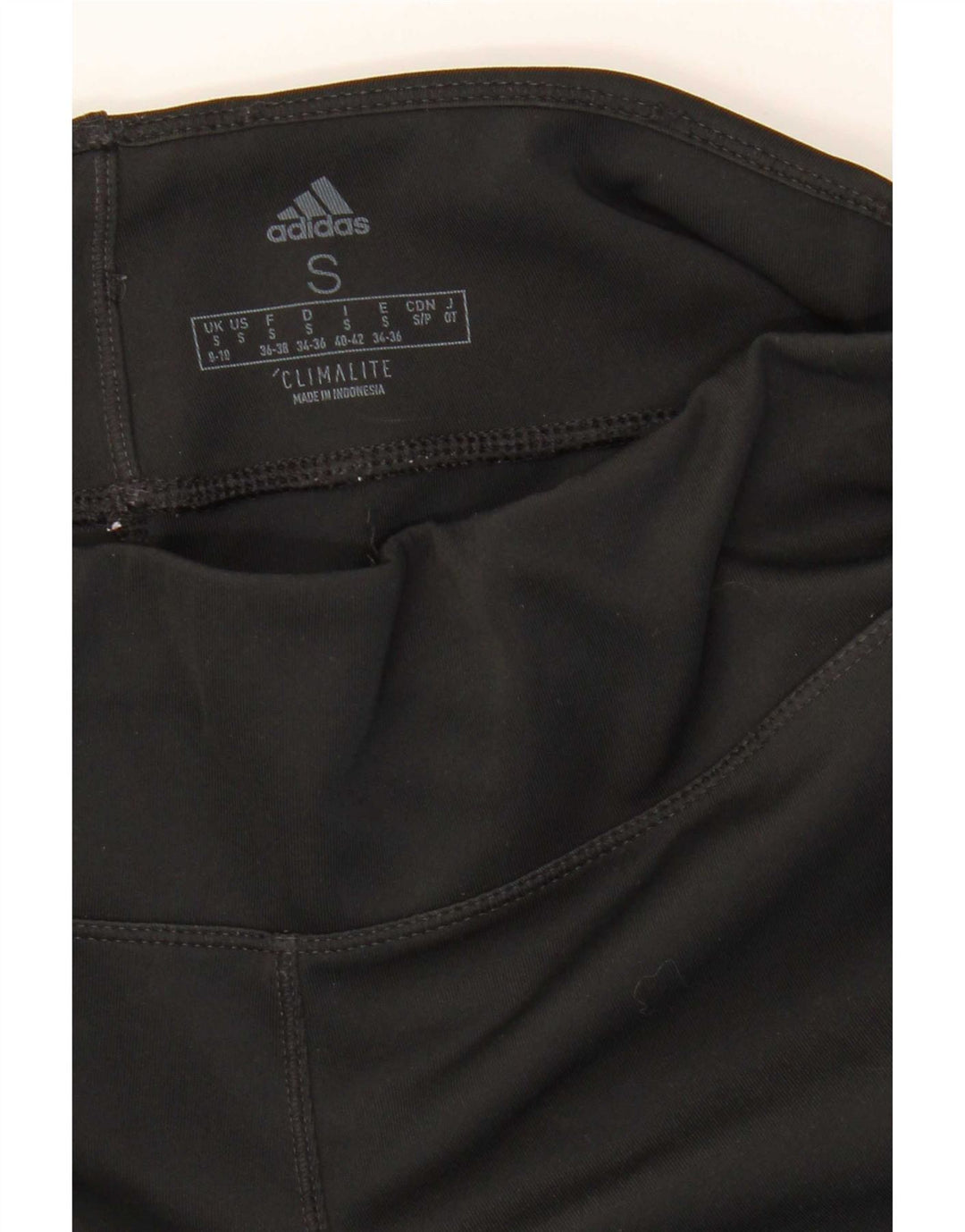 Adidas Damen Aeroready Capri Leggings UK 8/10 Small Schwarz Polyester