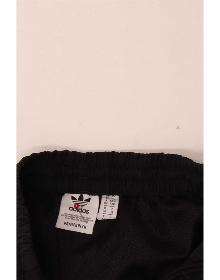 Adidas Damen Sportshorts UK 10 Small Schwarz Polyester