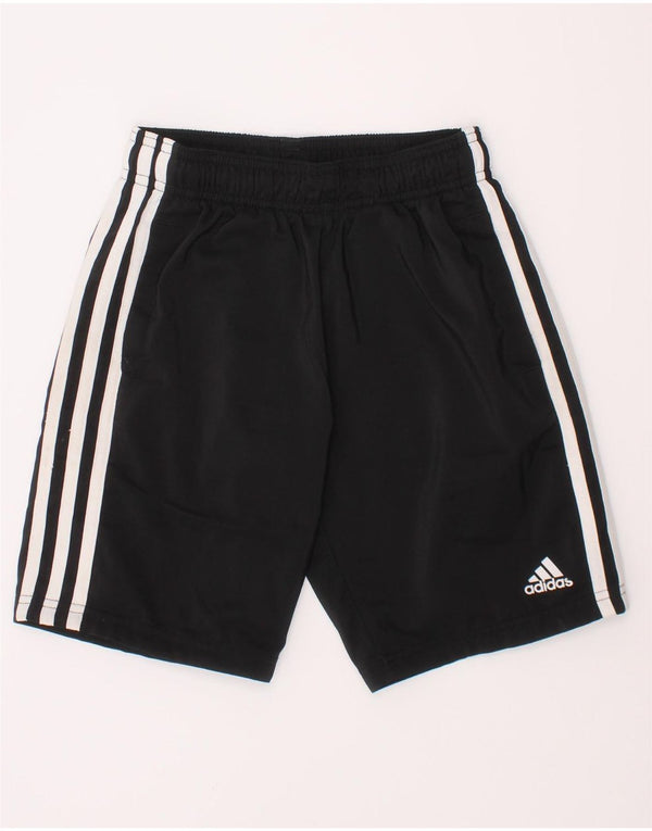 ADIDAS Sportshorts für Jungen, 7–8 Jahre, schwarzes Polyester