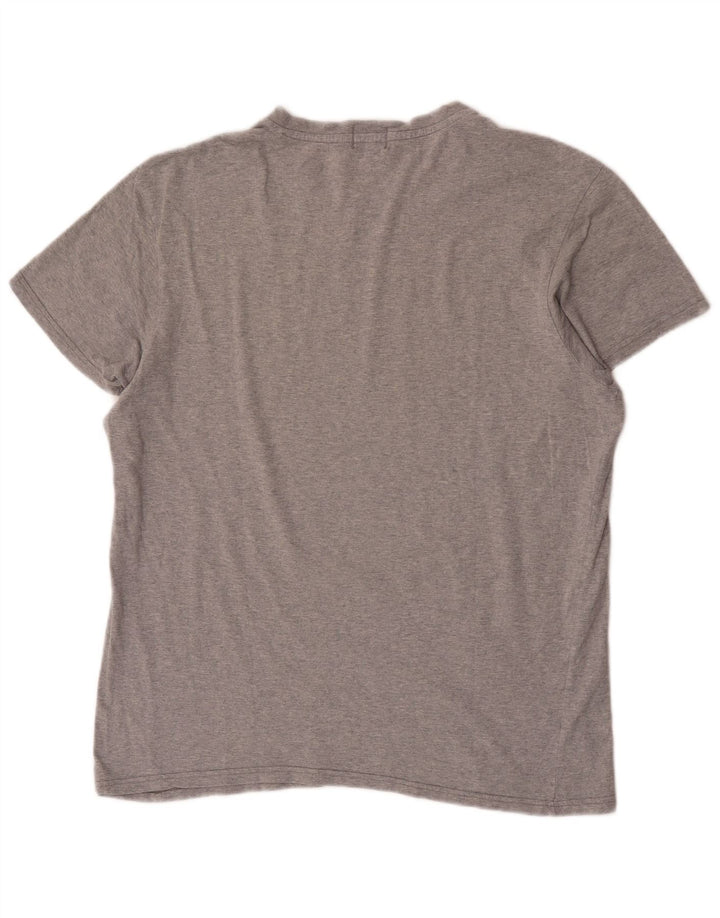 Levi's Herren T-Shirt Top Large Grau Baumwolle