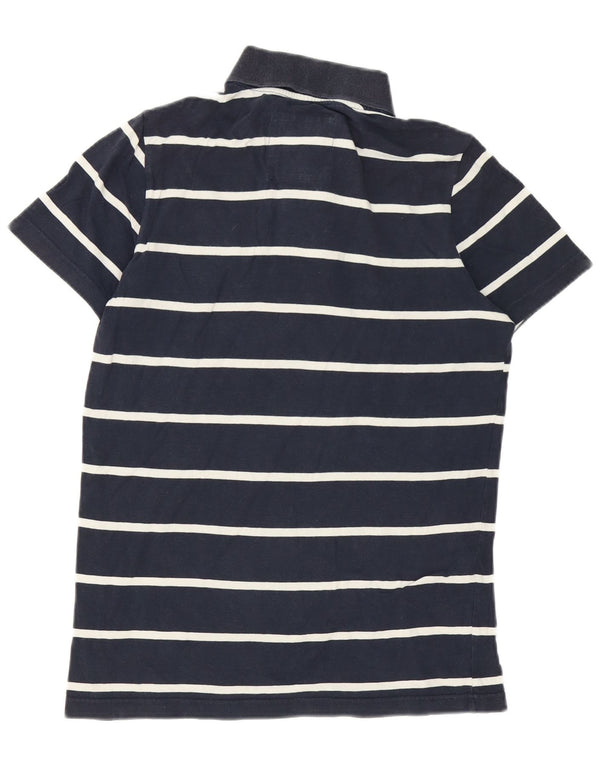 Hollister Herren-Poloshirt, klein, Marineblau gestreift