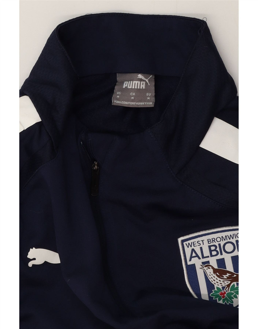 PUMA Herren-Pullover-Trainingsoberteil mit Reißverschluss, mittelgroß, Marineblau