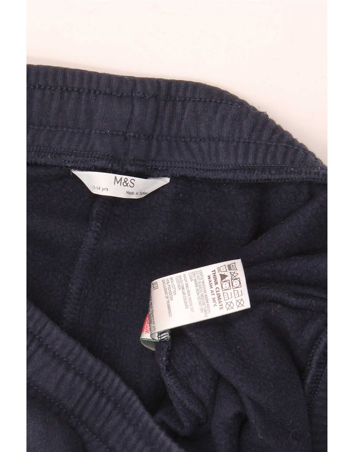 Marks & Spencer Jungen-Trainingshose, Jogginghose, 13–14 Jahre, Marineblau