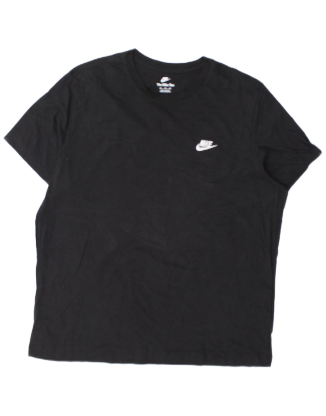 NIKE Herren T-Shirt Top 2XL Schwarz Baumwolle