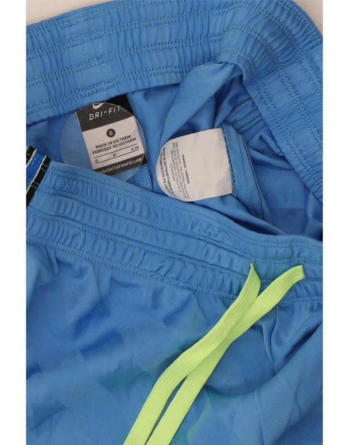 Nike Herren-Sportshorts, klein, blau gestreift, Polyester