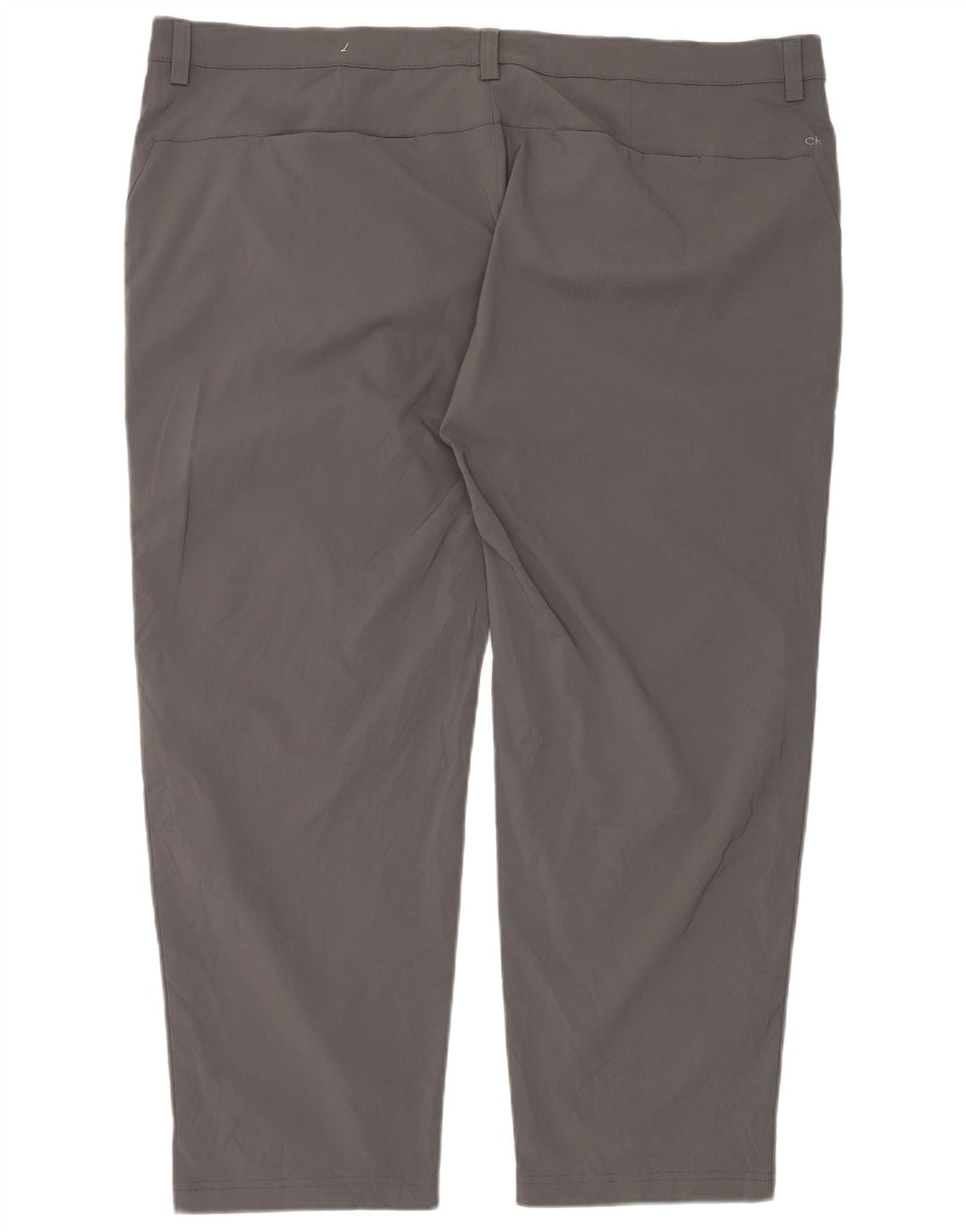 Calvin Klein Herren Golf Straight Chino Hose W46 L29 Grau Polyester
