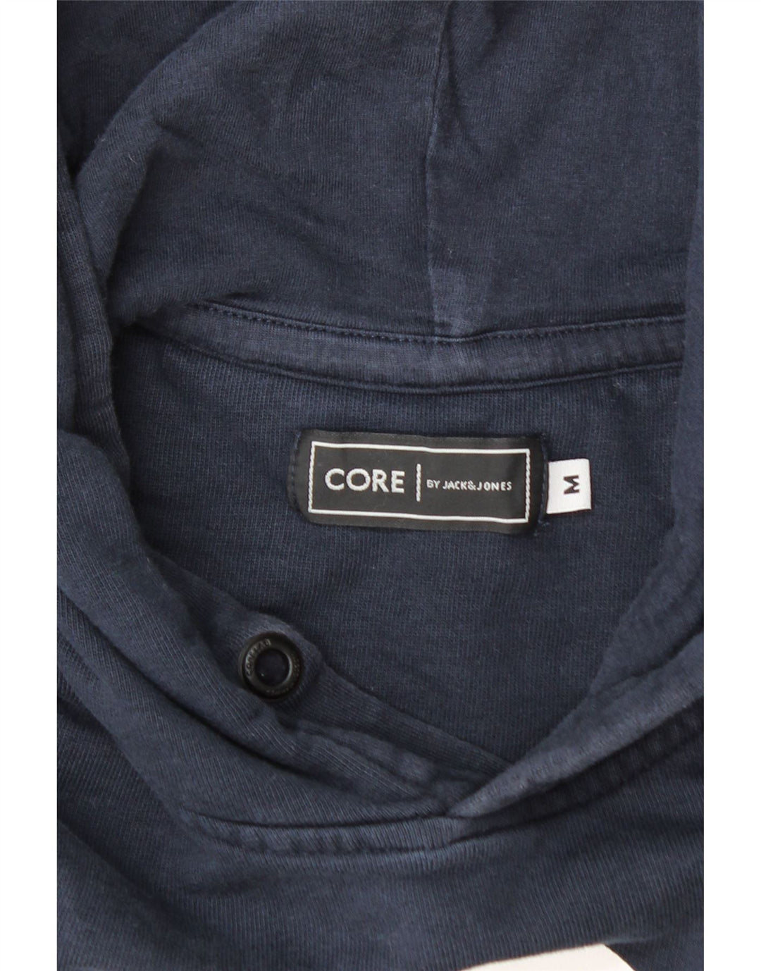 JACK & JONES Herren-Kapuzenpullover mit Grafik, mittelmarineblaue Baumwolle