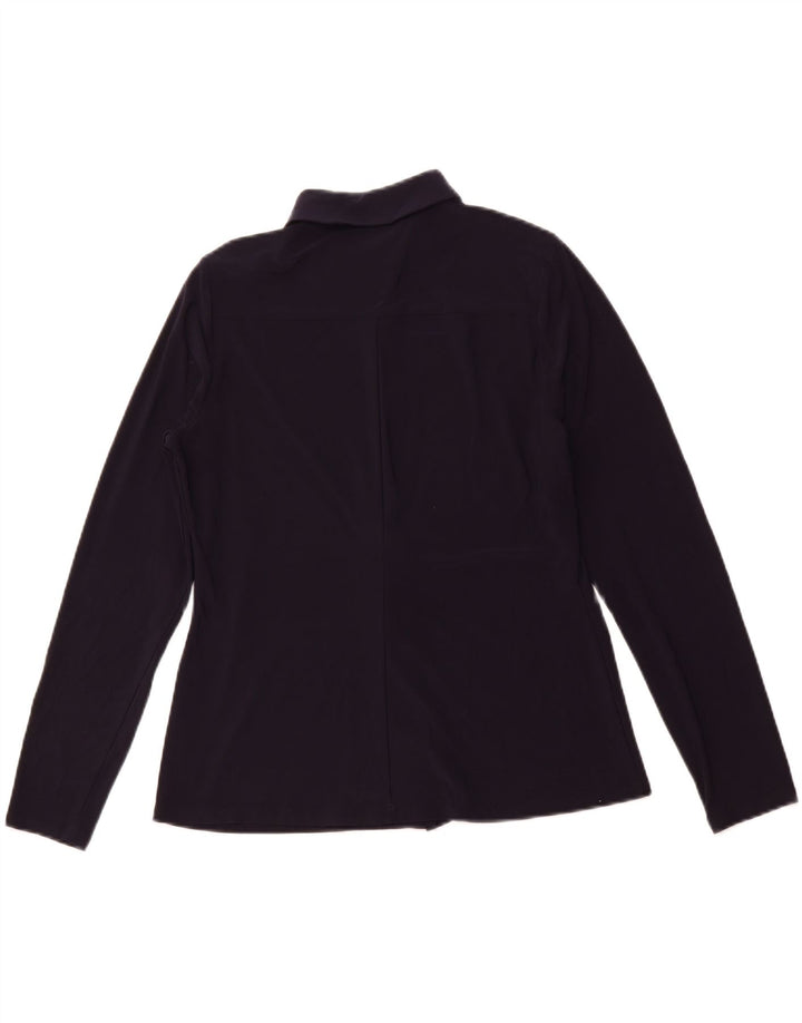 Tommy Hilfiger Damen Hemd UK 12 Medium Marineblau