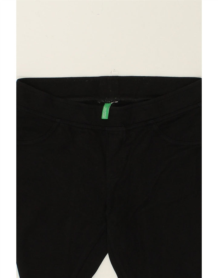 BENETTON Womens Leggings W26 L27 Black | Vintage Benetton | Thrift | Second-Hand Benetton | Used Clothing | Messina Hembry 