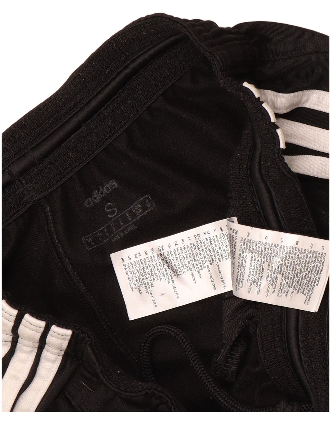 Adidas Herren-Trainingshose, Größe S, Schwarz, Polyester