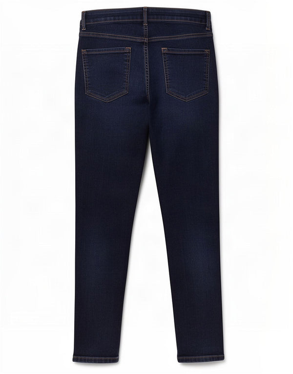 Marks & Spencer Damen The Ivy Slim Jeans UK 12 Medium W30 L27 Marineblau