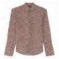 Paul Smith formelles Herrenhemd, Größe 42 16 1/2, groß, mehrfarbig, mit Blumenmuster