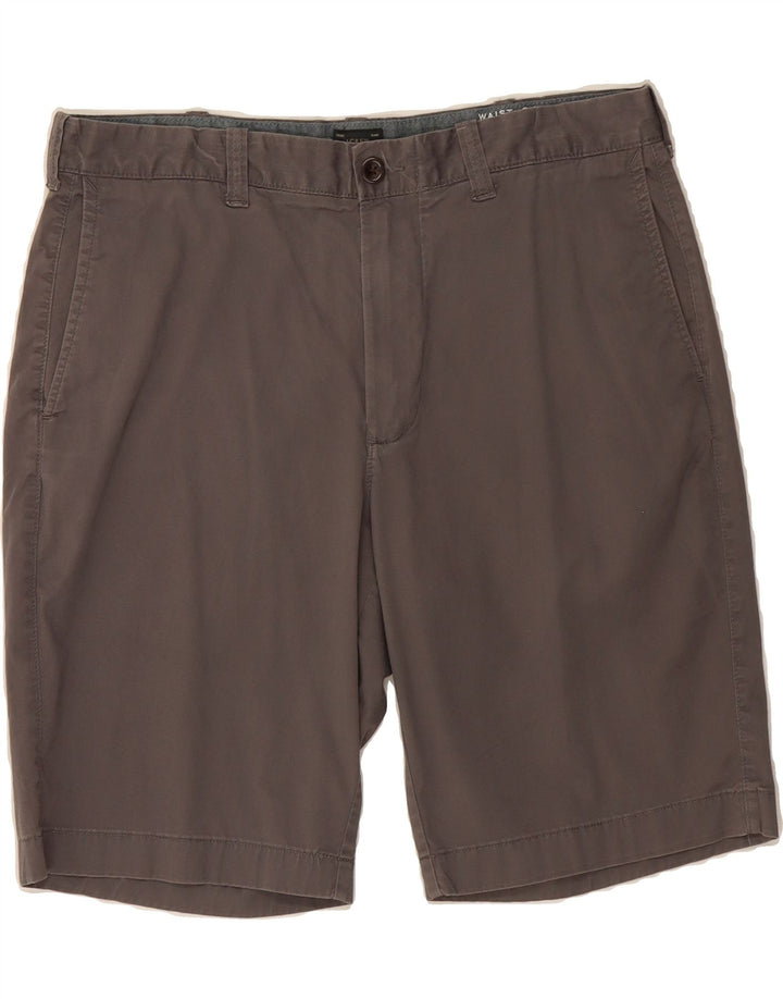 J. CREW Mens Chino Shorts W34 Large  Grey Cotton Vintage J. Crew and Second-Hand J. Crew from Messina Hembry 